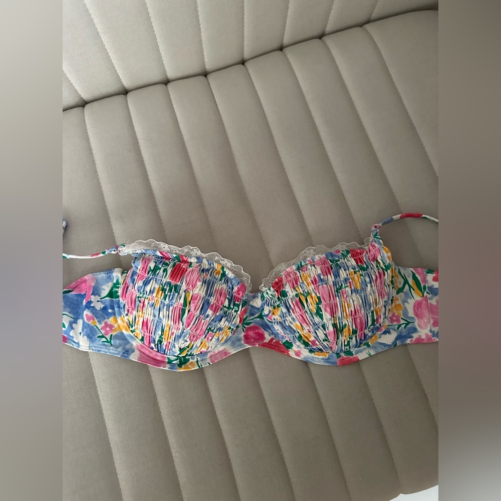 Frankie's Bikinis Dean Top - Painting Petals